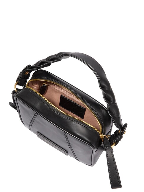 BRIGIDA  Mini hand bag, with shoulder strap Black Gold - Women’s Bags
