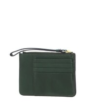 THE BRIDGE LUCREZIA Leather card holder / coin purse english green abb. gold - Women’s Wallets - 2