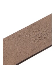 THE BRIDGE BRUNELLESCHI Leather belt smoke abb nickel - Belts - 3