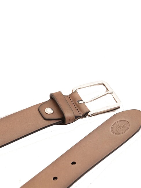 BRUNELLESCHI Leather belt smoke abb nickel - Belts