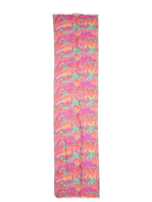 GEO FANTASY Scarf with short fringes multicolor - Scarves