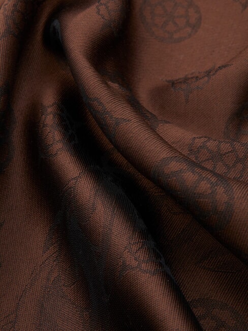 JACQUARD  Scarf vikky large roo tote bag mochalog - Scarves