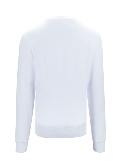 ROUND FLUO Crewneck sweatshirt with logo print white - Sweatshirts