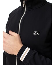 SUN68 HERITAGE Full zip sweatshirt black - Sweatshirts - 4