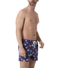 SUN68 BIG PRINT Men's beach costume navy blue/light blue - Swimwear - 3