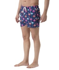 SUN68 BIG PRINT Men's beach costume navy blue/light blue - Swimwear - 5