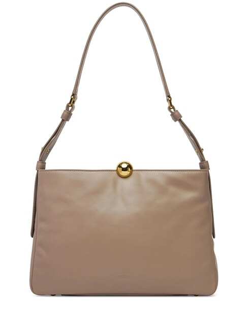 SFERA SOFT  Leather shoulder bag mauve - Women’s Bags