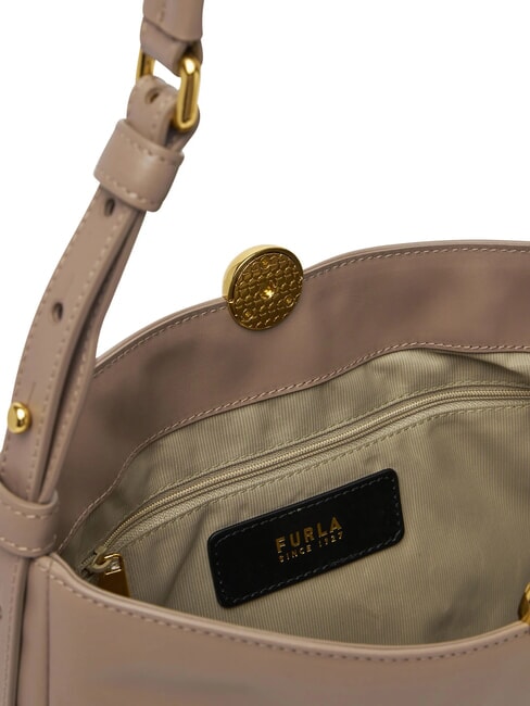 SFERA SOFT  Leather shoulder bag mauve - Women’s Bags
