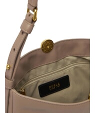 FURLA SFERA SOFT  Leather shoulder bag mauve - Women’s Bags - 4