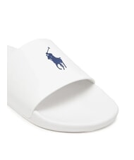 RALPH LAUREN POLO SLIDE Slippers ceramic white - Unisex shoes - 3
