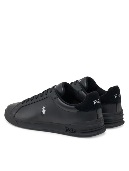 HERITAGE COURT II  Leather sneakers black/soft grey pp - Unisex shoes