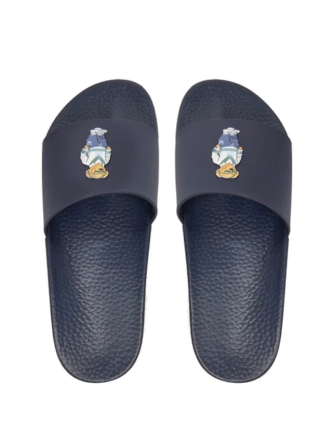POLO SLIDE Slippers heritage bear - navy - Unisex shoes
