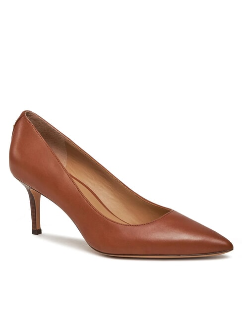 LANETTE Leather décolleté deep saddle tan - Women’s shoes