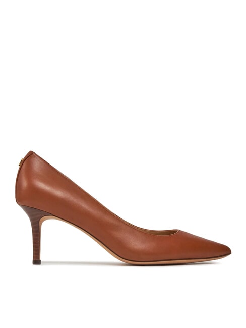 LANETTE Leather décolleté deep saddle tan - Women’s shoes