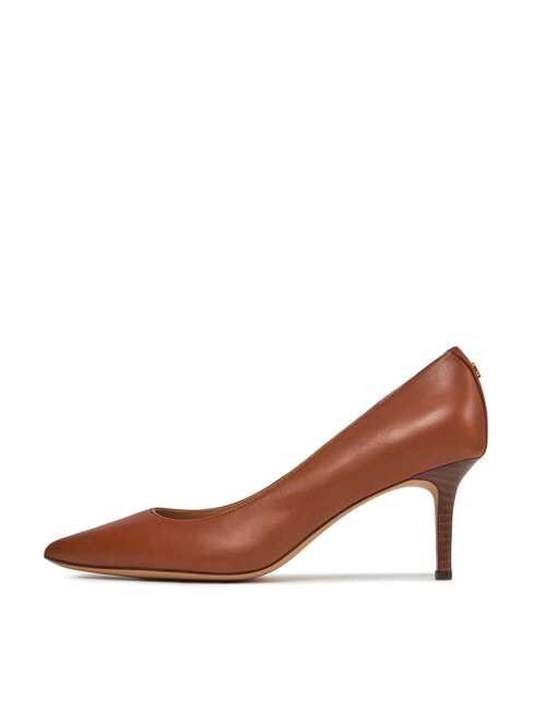 LANETTE Leather décolleté deep saddle tan - Women’s shoes