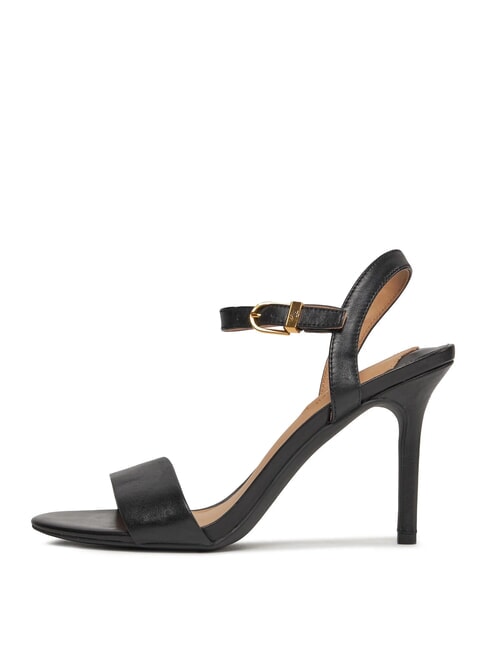 GWEN High leather sandals BLACK - Women&rsquo;s shoes
