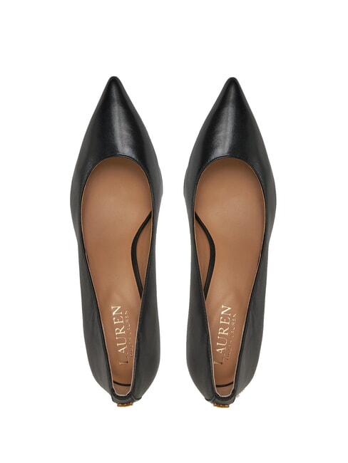 LANETTE Leather décolleté BLACK - Women’s shoes