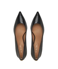 RALPH LAUREN LANETTE Leather décolleté BLACK - Women’s shoes - 6