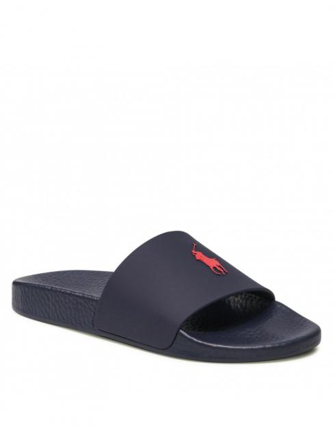 POLO SLIDE Slippers navy / red pp - Men’s shoes