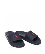 RALPH LAUREN POLO SLIDE Slippers navy / red pp - Men’s shoes - 4
