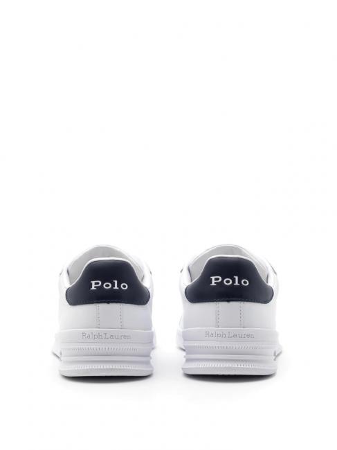 HERITAGE COURT II NAPPA Men's leather sneakers white / newport navy pp - Men&rsquo;s shoes