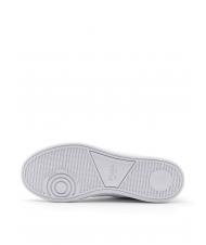 RALPH LAUREN HERITAGE COURT II NAPPA Men's leather sneakers white / newport navy pp - Men&rsquo;s shoes - 5