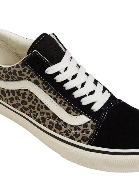 OLD SKOOL COLOR THEORY Canvas sneakers black/leopard - Unisex shoes