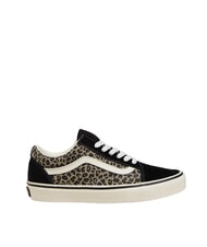 VANS OLD SKOOL COLOR THEORY Canvas sneakers black/leopard - Unisex shoes - 2