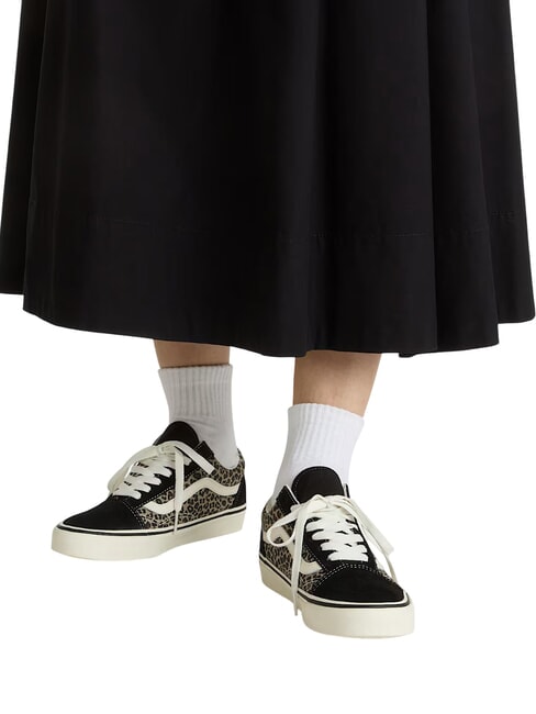 OLD SKOOL COLOR THEORY Canvas sneakers black/leopard - Unisex shoes