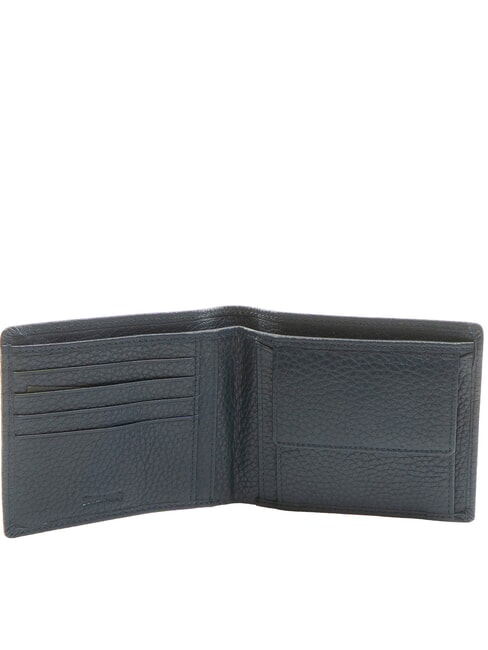 SNAP Medium Leather Wallet blue - Men’s Wallets