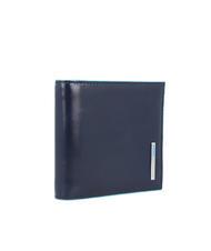 PIQUADRO BLUE SQUARE Leather wallet blue - Men’s Wallets - 4
