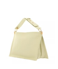 COCCINELLE SNIP Shoulder bag in hammered leather lime was/pow.pi - Women’s Bags - 4