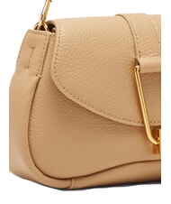 COCCINELLE HIMMA Textured leather mini bag fresh beige - Women’s Bags - 3