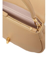 COCCINELLE HIMMA Textured leather mini bag fresh beige - Women’s Bags - 4