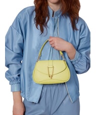 COCCINELLE HIMMA Textured leather mini bag lime wash - Women&rsquo;s Bags - 5