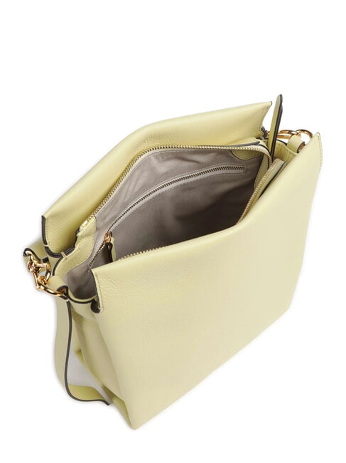 BOHEME Double grain leather bag lime was/pow.pi - Women’s Bags