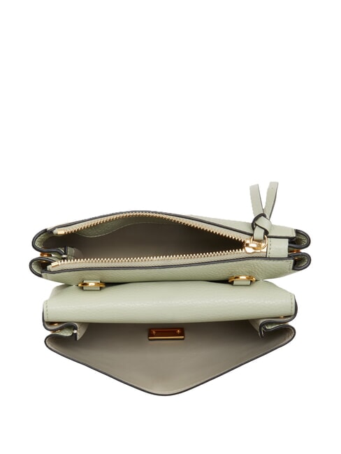 ARLETTIS Textured leather minibag celadon green - Women’s Bags