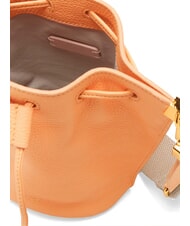 COCCINELLE HYLE Mini Bucket Shoulder Bag, in Leather sunrise - Women’s Bags - 4
