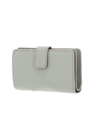 COCCINELLE METALLIC SOFT Wallet in hammered leather celadon green - Women’s Wallets - 4