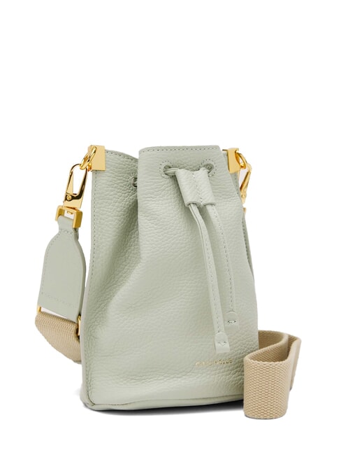 HYLE Mini Bucket Shoulder Bag, in Leather celadon green - Women’s Bags