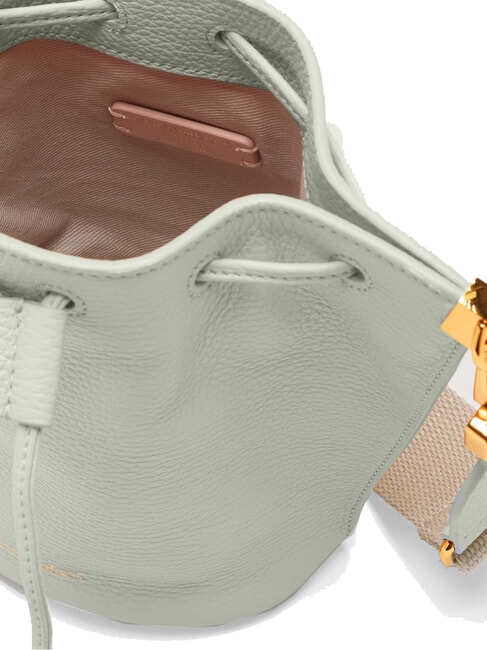 HYLE Mini Bucket Shoulder Bag, in Leather celadon green - Women’s Bags