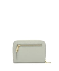 COCCINELLE METALLIC SOFT metallic soft portafoglio pelle martellata Zip Around Wallet celadon green - Women’s Wallets - 3