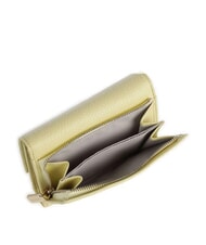 COCCINELLE METALLIC SOFT Hammered leather bifold wallet lime wash - Women&rsquo;s Wallets - 2