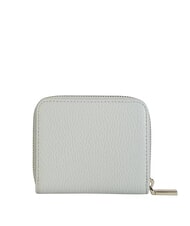 COCCINELLE METALLIC SOFT Small leather wallet celadon green - Women’s Wallets - 3