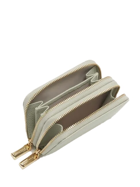 METALLIC SOFT  Small zip around wallet celadon green - Women&rsquo;s Wallets