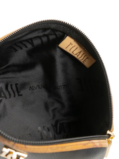 GEO Rounded beauty with logo black - Beauty Case