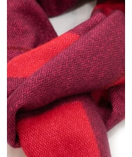 ALVIERO MARTINI PRIMA CLASSE MAXI LOGO Scarf with fringes raspberry - Scarves - 3