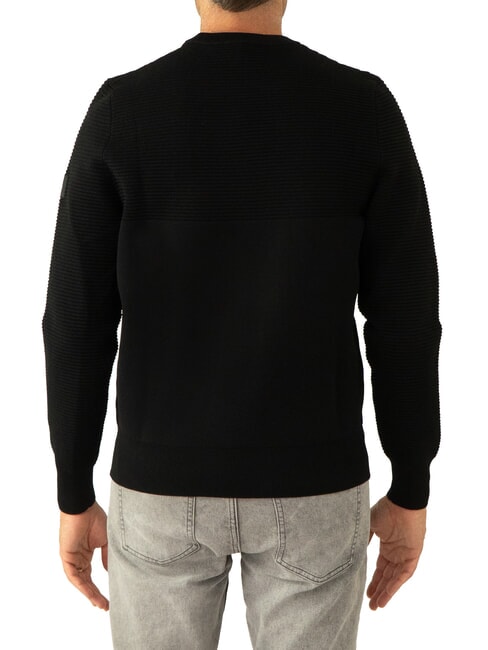 KNITTED Crewneck sweater black - Men's Sweaters