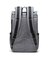 HERSCHEL LITTLE AMERICA MID Mid size backpack RAVEN CROSSHATCH - Backpacks & School and Leisure - 3
