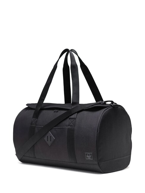 HERITAGE Duffel bag with shoulder strap black tonal - Duffle bags